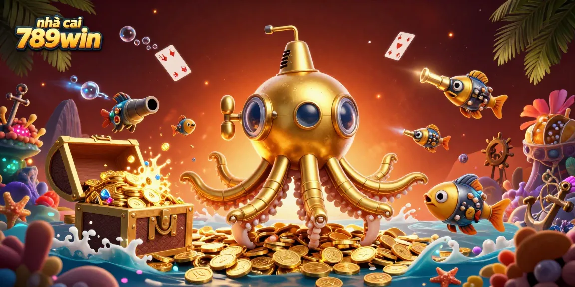 Engage with nhà cái 789win through thrilling gaming experiences in a rich underwater scene.