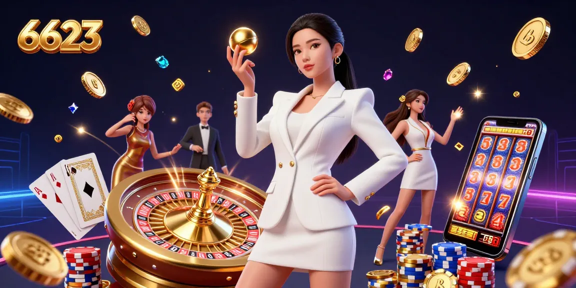 Experience thrilling gameplay at 6623 with stunning roulette action and elegant casino decor.
