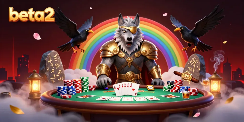 Experience thrilling gameplay at beta2 with unique Norse mythology-themed casino elements.
