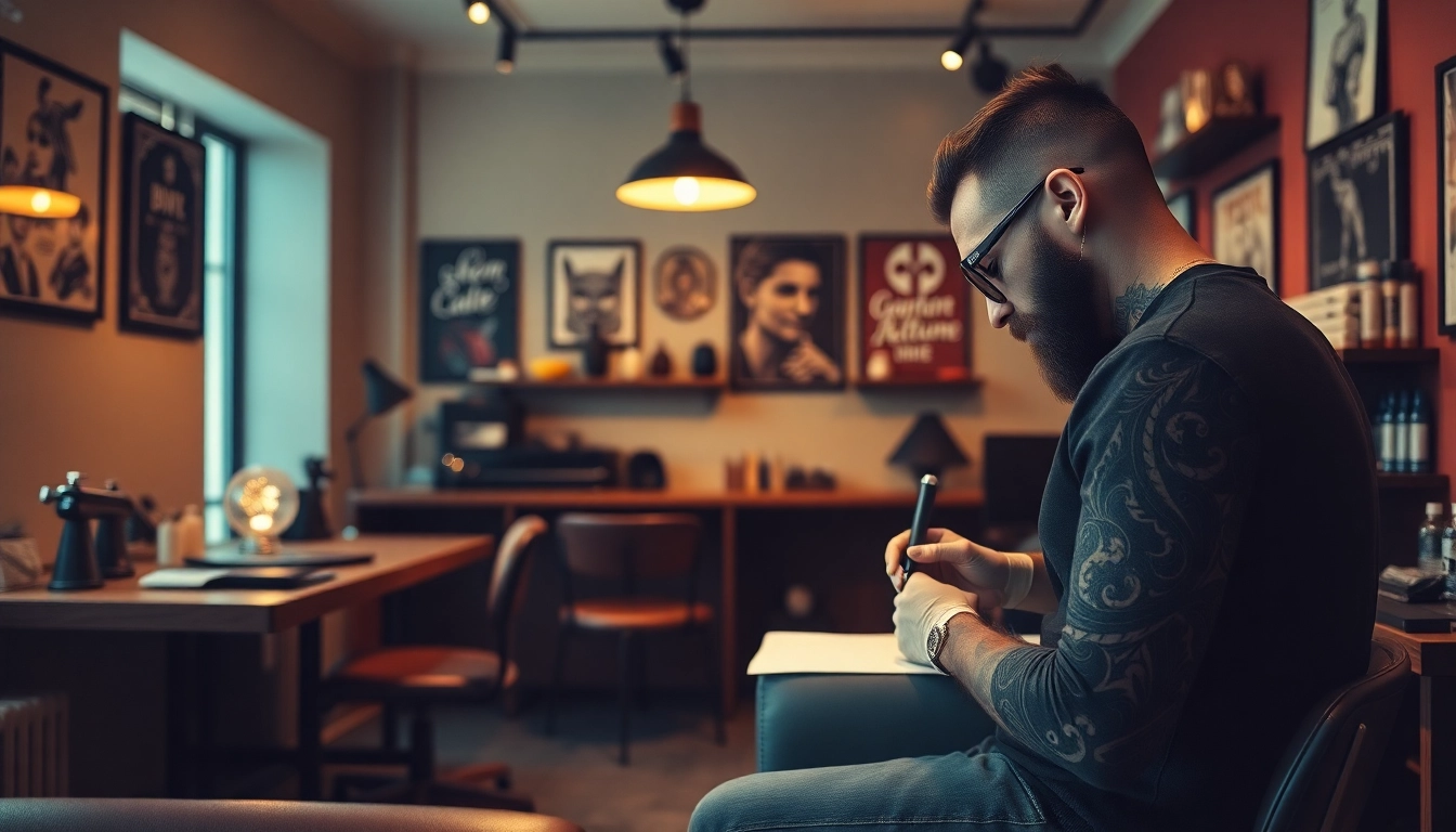 Erleben Sie kreative Kunst in unserem Tattoo Studio München mit talentierten Künstlern, die individuell arbeiten.