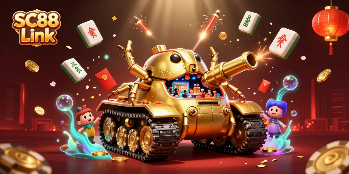 Experience exciting gameplay at SC88 Link with a vibrant casino scene bursting with energy and rewards.