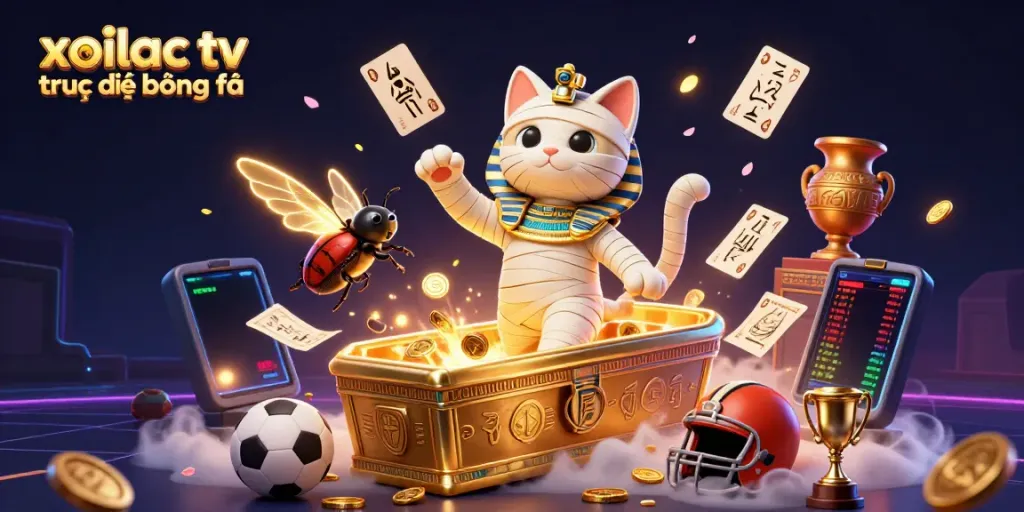 Engage with exciting live betting at Xoilac TV, capturing thrilling moments in vibrant 3D.