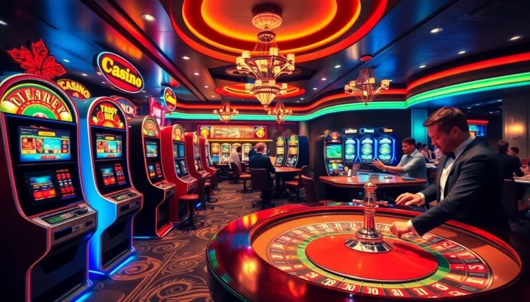 Erleben Sie das beste Online Casino Schweiz mit spannenden Spielautomaten und Roulette-Tischen, die Spieler in Aktion zeigen.