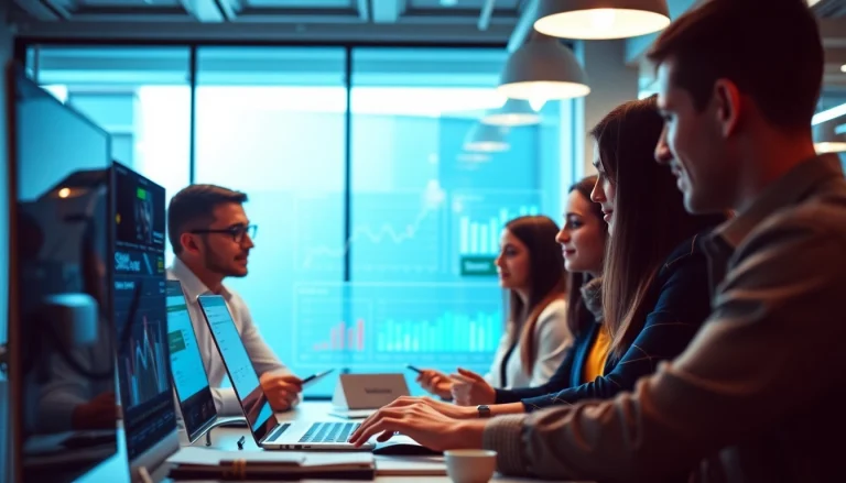 Analyze SEO.my data in a modern office for effective digital marketing strategies.