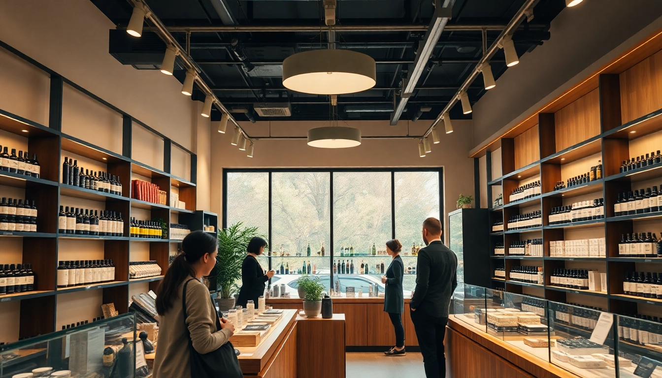 CBD kaufen im modernen Shop in Zürich, wo Kunden hochwertige Produkte entdecken.