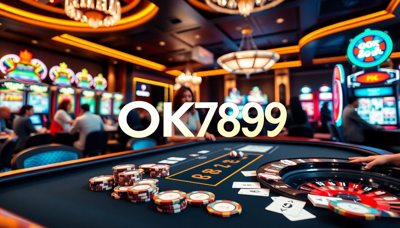 Experience gaming excitement at OK789 with vibrant tables and passionate players.