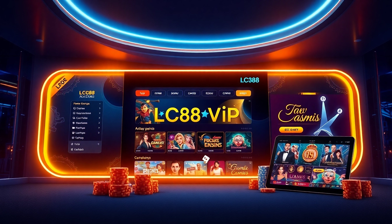 Experience the innovative LC88 Vip online gambling platform with vibrant gaming features.