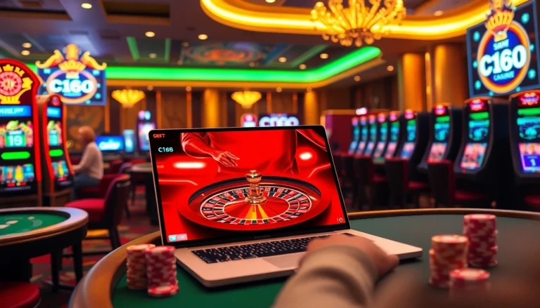 C168 players engaging enthusiastically at a digital roulette table in a luxurious online casino experience.
