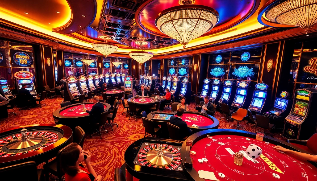 Experience the excitement of 136bet with vibrant casinos, poker tables, and engaging slot machines.
