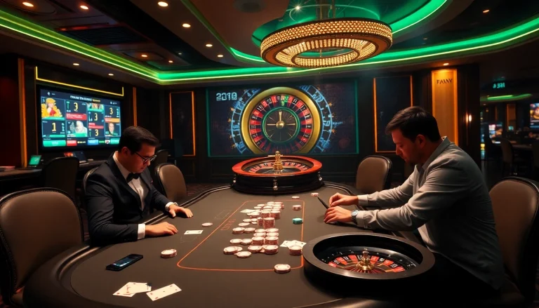 F8beta2 online gambling interface showcasing thrilling poker action and roulette excitement.