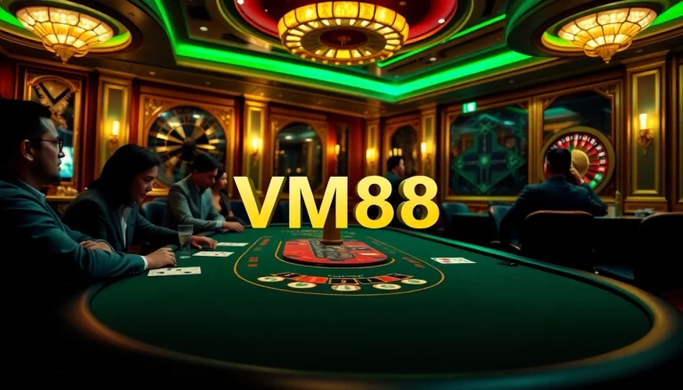 Immerse yourself in the excitement of VM88 poker with vibrant colors and high-stakes action.
