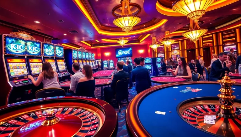 Winning moments at KJC emphasizing excitement in a casino gaming atmosphere.