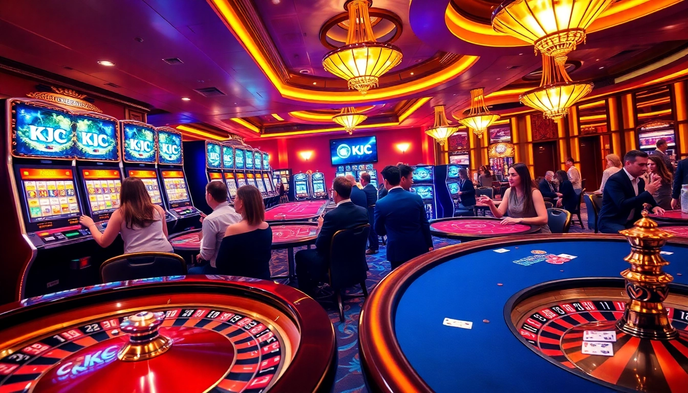 Winning moments at KJC emphasizing excitement in a casino gaming atmosphere.