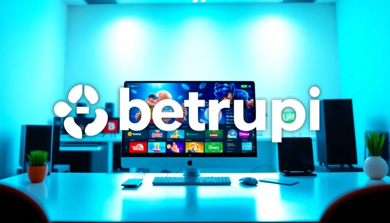 Betrupi ile canlı bahis deneyimi sunan modern bir masaüstü kurulumu