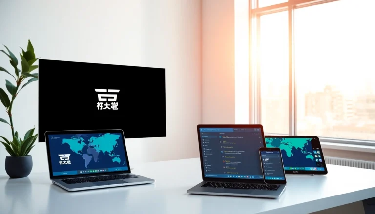 快连官网 interface displayed on multiple devices showcasing effective privacy protection