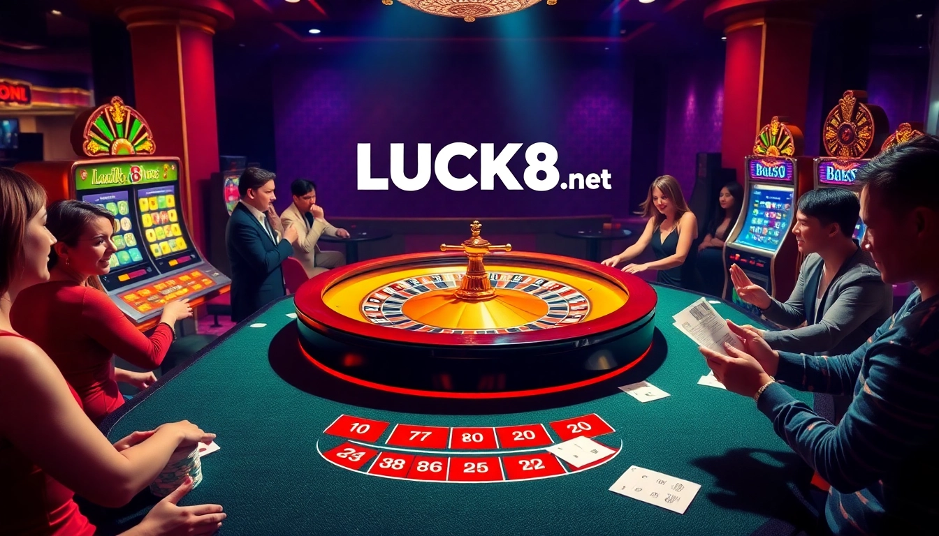 Trải nghiệm cảm giác cá cược đầy hứng thú tại https://luck8.net với bàn casino sống động và những người chơi cuốn hút.