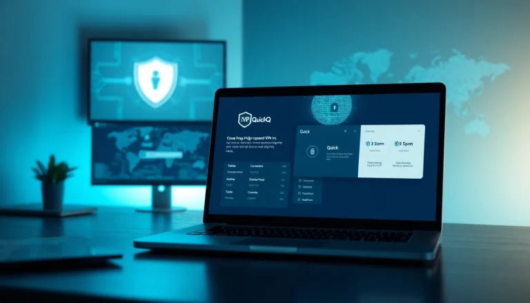 在 QuickQ官网完成安全高速 VPN 设置，展示无缝连接与隐私保护。