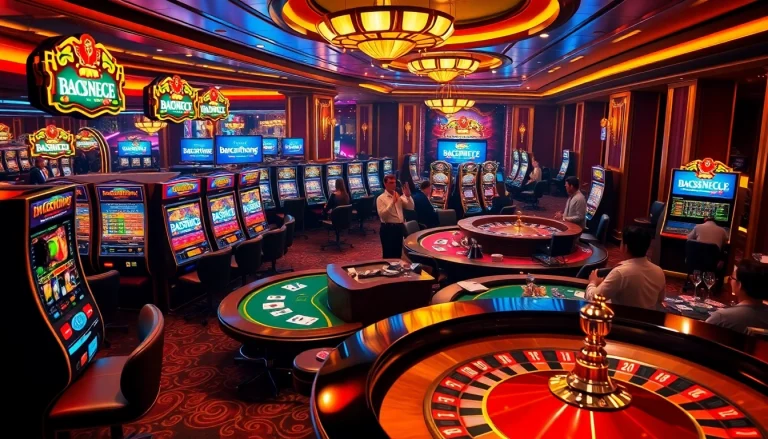 Engaging players gambling online at bancadoithuong with vibrant casino elements.