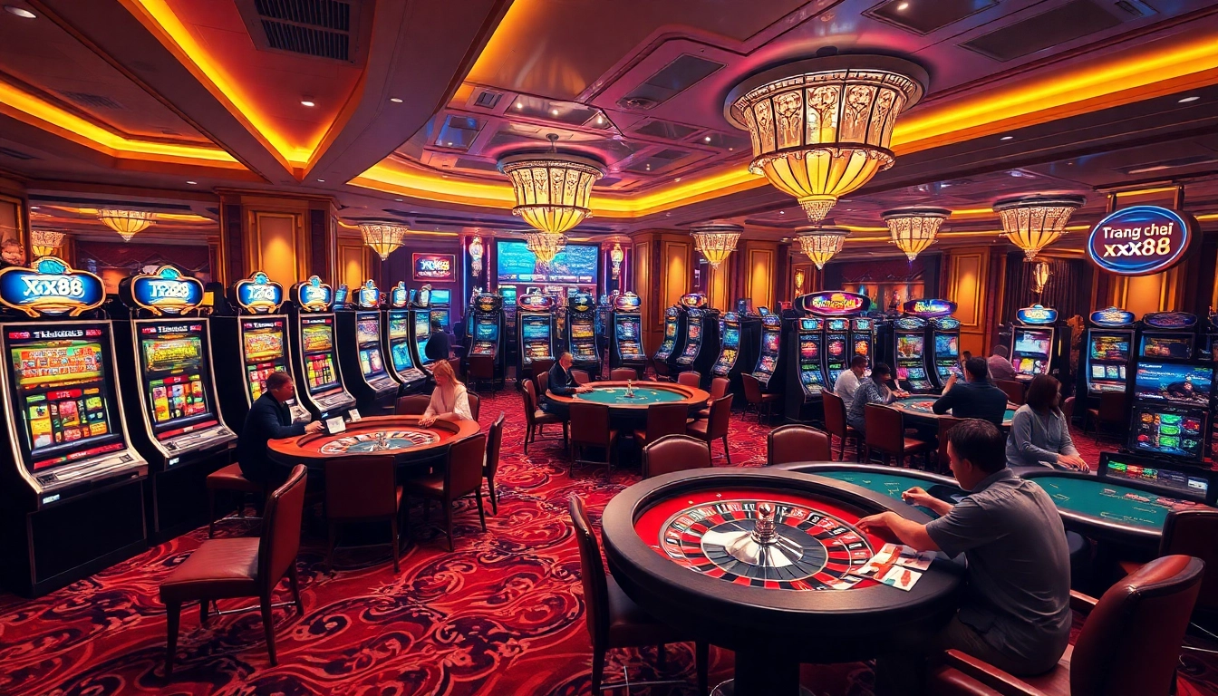 Experience the excitement of Trang chủ xx88 with vibrant casino action and engaging players.