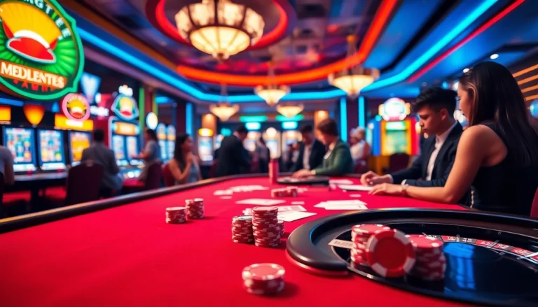 Engaging in high-stakes poker action at a luxurious gamebaidoithuong casino table.