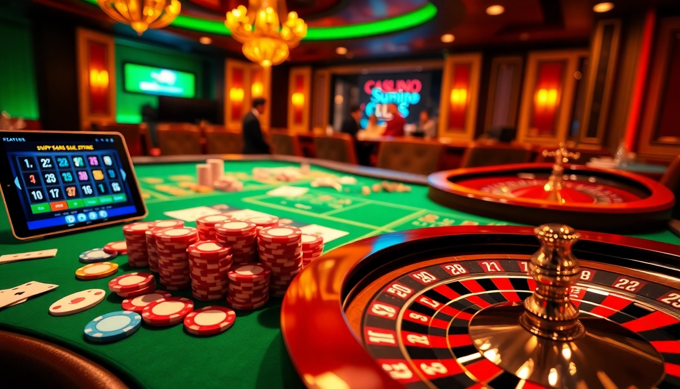 Experience the thrill of online gambling at https://www.superslot365.net/ with vibrant casino games and elegant decor.