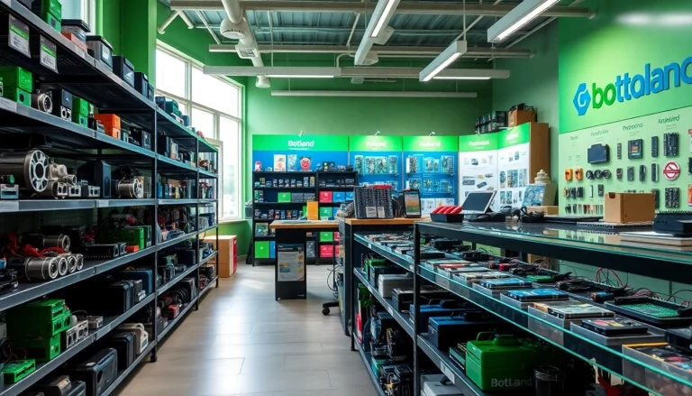 Botland bietet eine Vielzahl von Robotikteilen und DIY-Kits in einem einladenden Geschäft.