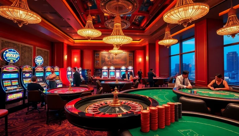 C168 players engaged at a high-stakes poker table in a luxurious casino setting.