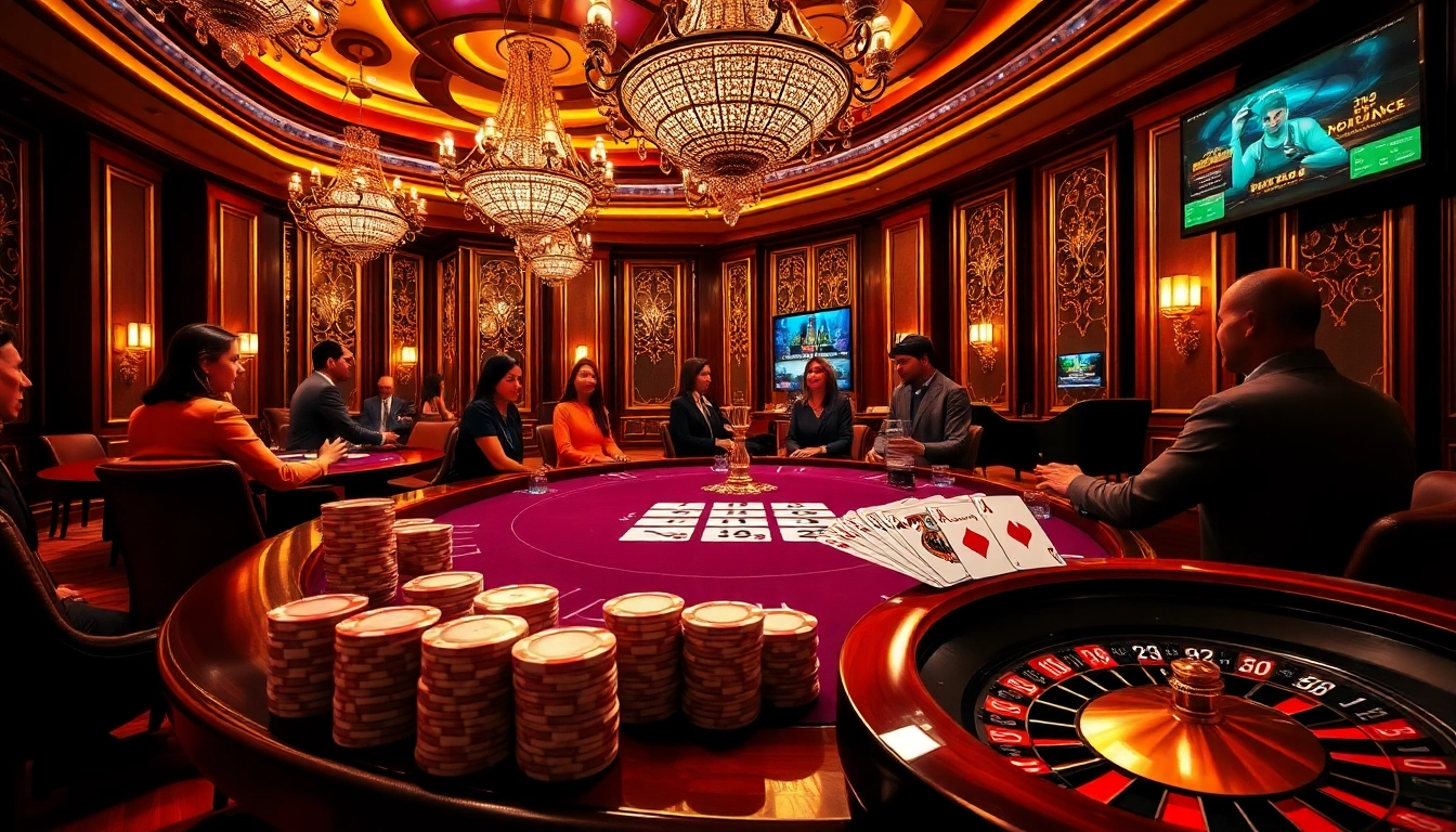 Engaged players are competing at a luxurious poker table at 789P Casino, showcasing excitement and winning strategies.