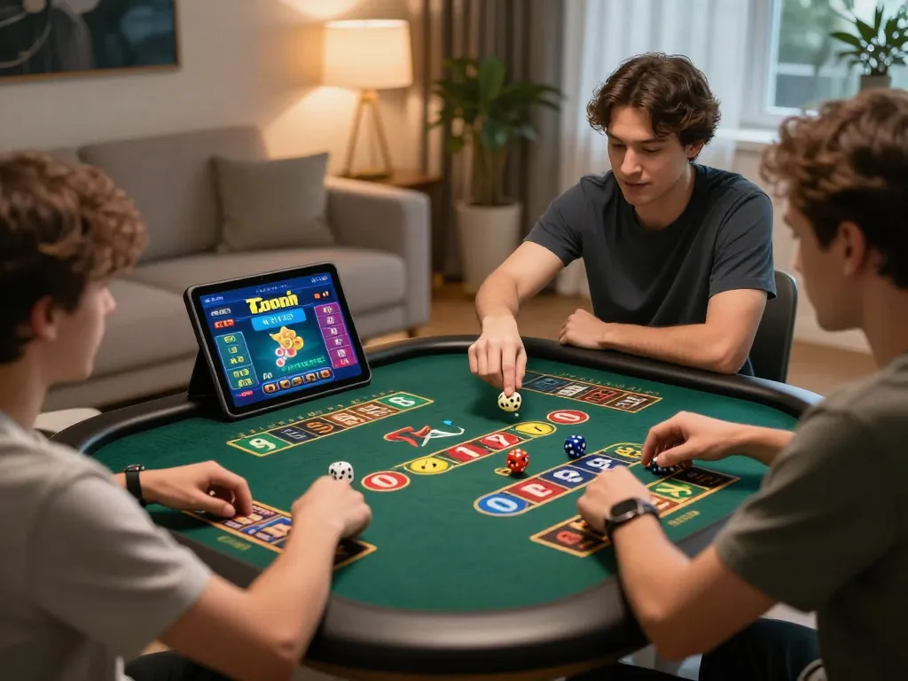 Players enjoying Tài Xỉu on the Sunwin platform, showcasing an engaging online gaming experience.