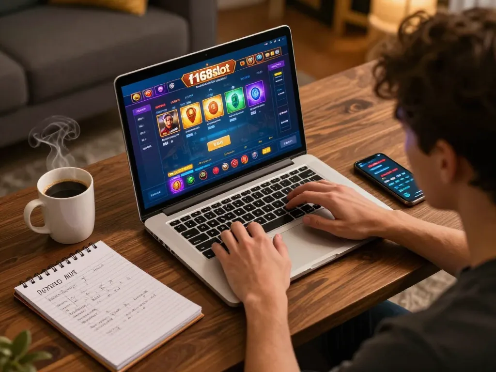 Experience the excitement of f168slot with an engaging online gaming setup showcasing strategic planning and casual fun.