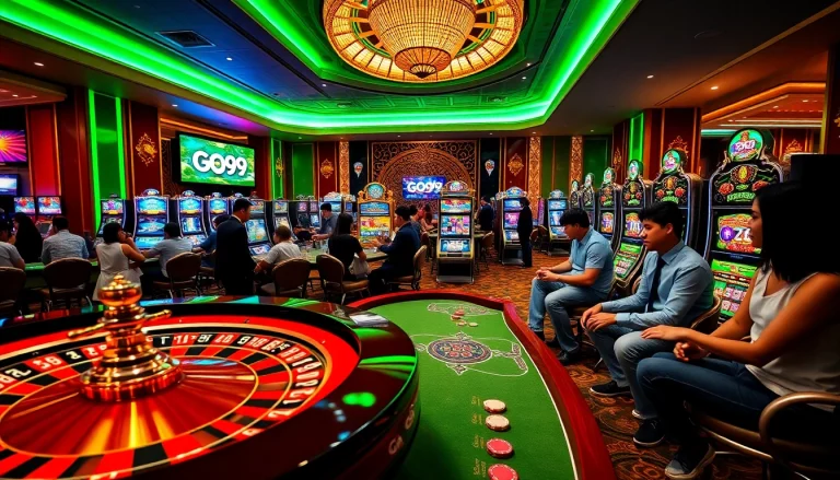 Experience the thrill of gambling at GO99 with exciting games and vibrant visuals.