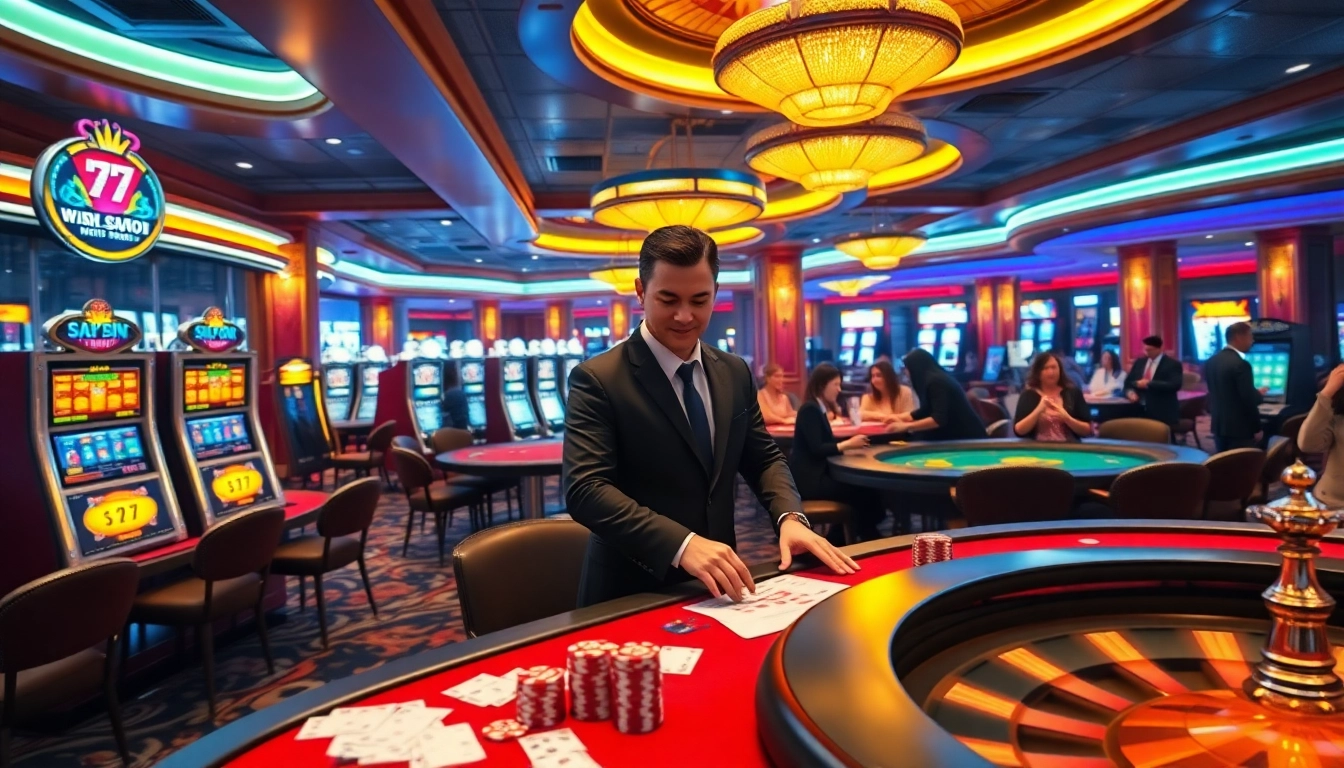 Experience the excitement of gambling at 79win with vibrant poker chips and enthusiastic players.