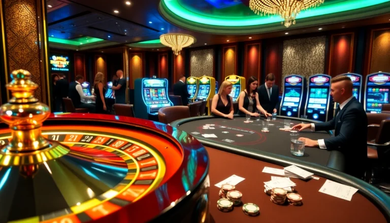 Experience the thrill of gaming at 23win with vibrant roulette, poker, and slot machines.
