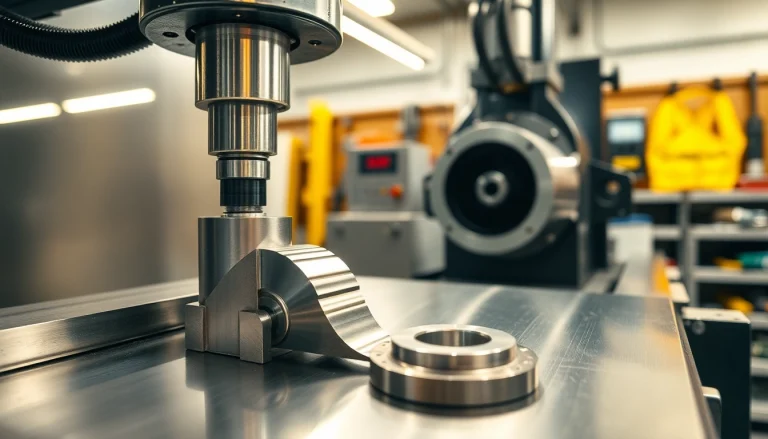 Präzise drehteile werden in einer CNC-Maschine bearbeitet.