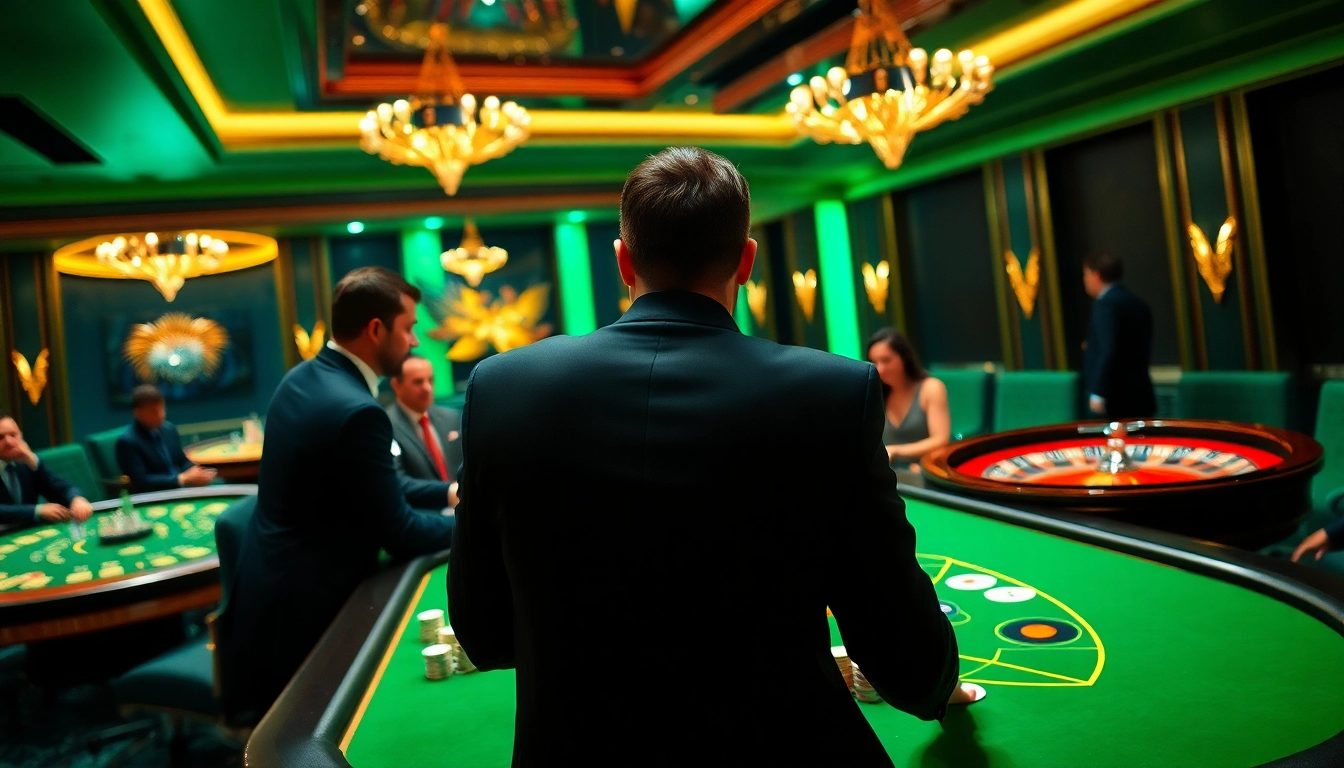 Engaging players at the poker table highlighting https://vn789.xyz/ excitement in casino gaming.