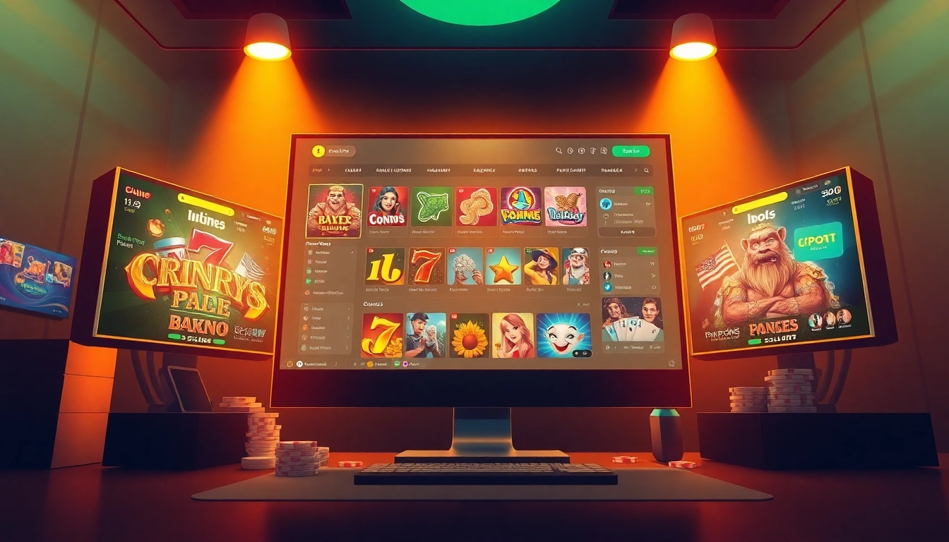 Visual representation of an engaging online gambling platform at https://go8s.bio/ featuring casino games and sports betting.