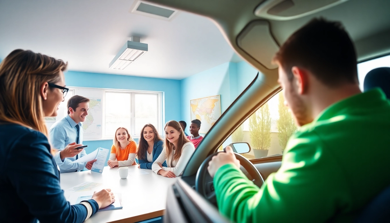 Führerschein in Polen machen mit Fahrlehrer und Lernenden