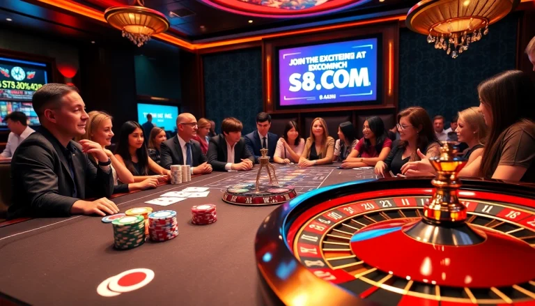 Experience the thrill of betting with our gaming table at https://8s86.com/, filled with vibrant poker chips and engaging players.