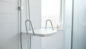 klappbarer duschsitz