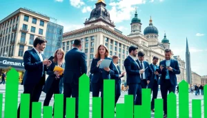 Wirtschaft Regional analysiert die wirtschaftliche Entwicklung in einer lebendigen Stadtlandschaft.