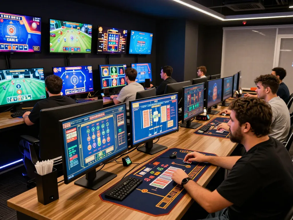Engaging online casino gameplay featuring 79KING's interactive games in a modern home setting