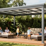 Ist die freistehende Terrassenüberdachung der nächste große Trend im Garten?